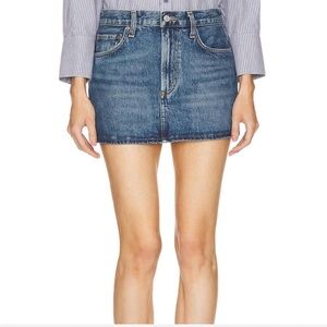 Agolde Alek Denim Skirt